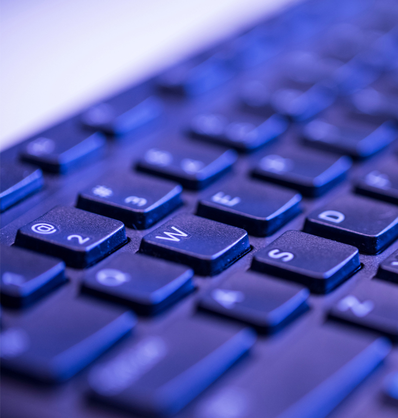 Close-up of a keyboard