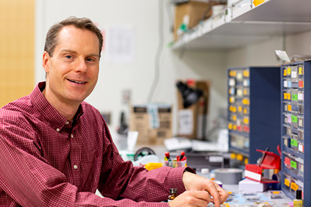 David Ginger in his lab.