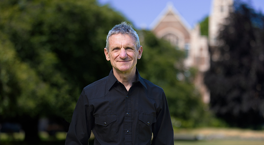 Jon Wakefield on the UW campus