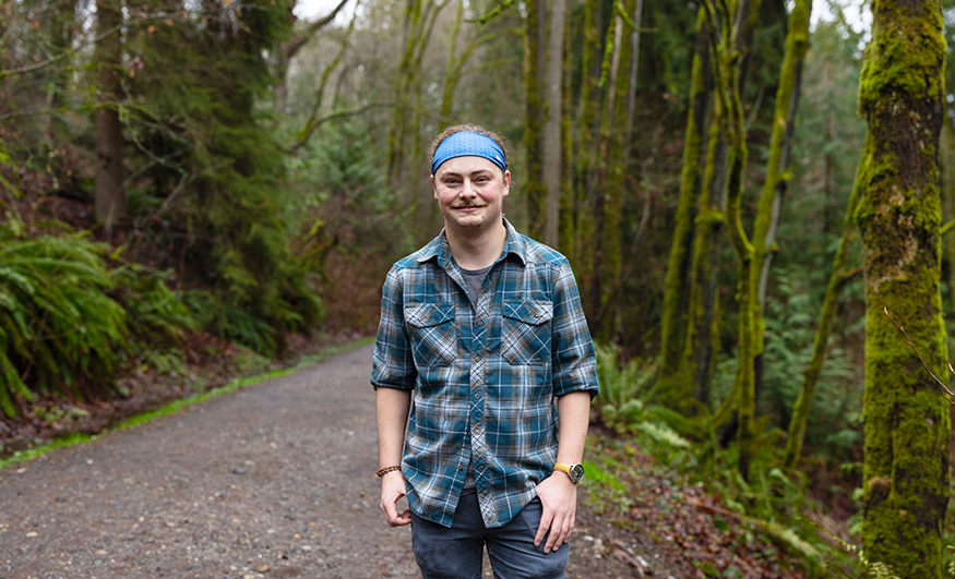 Arthur Obst in Seattle's Ravenna Park.