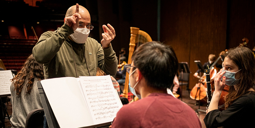 UW Symphony rehearsal