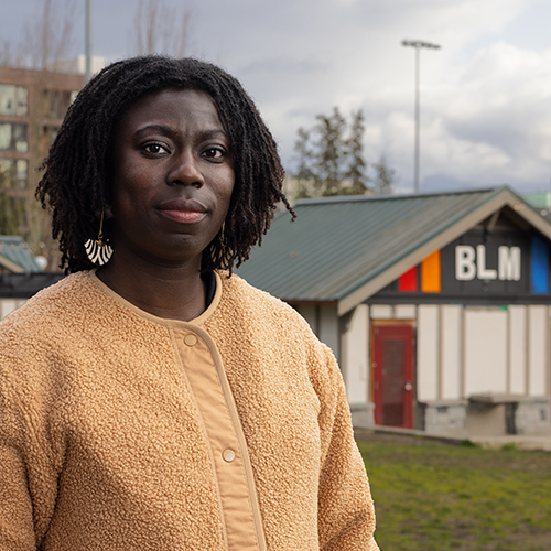 Nikki Yeboah in Cal Anderson Park