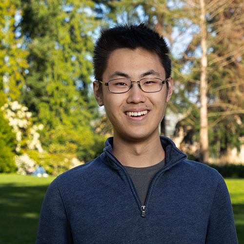 Phillip Meng on the UW campus