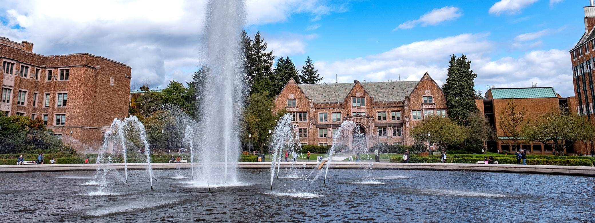 Drumheller Fountain on UW campus