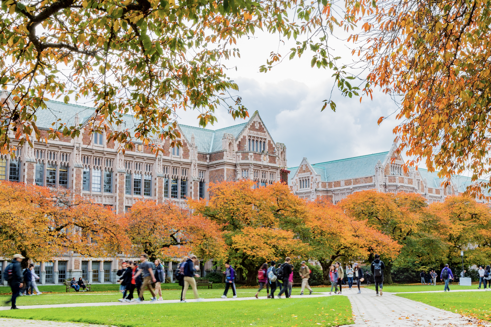 Liberal Arts Quad during Autumn Quarter