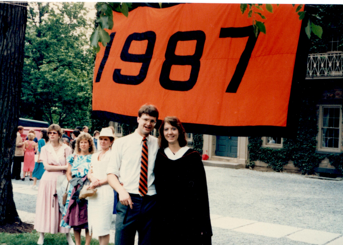 Andrea Woody at graduation.